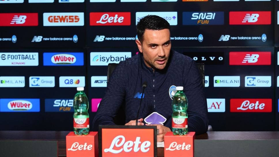 Il tecnico dell’Atalanta Raffaele Palladino