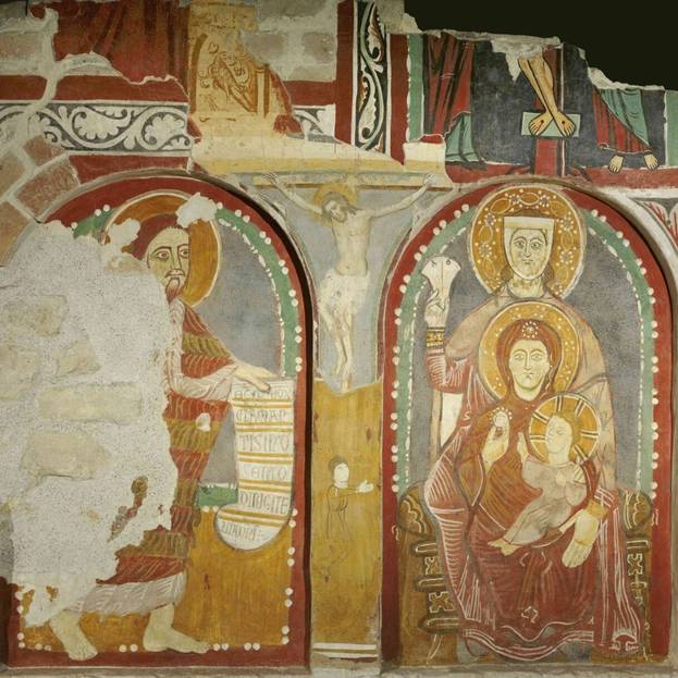 Iconostasi medievale con S. Anna Metterza. Museo del Tesoro della Cattedrale
