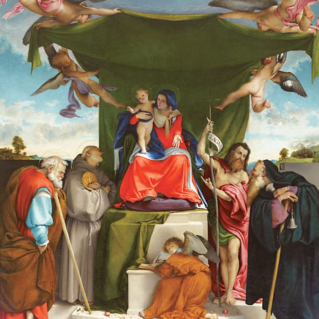 Lorenzo Lotto, Pala di San Bernardino