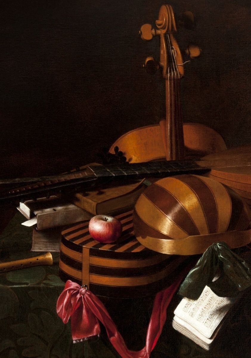 Evaristo Baschenis, Strumenti musicali. Museo Bernareggi