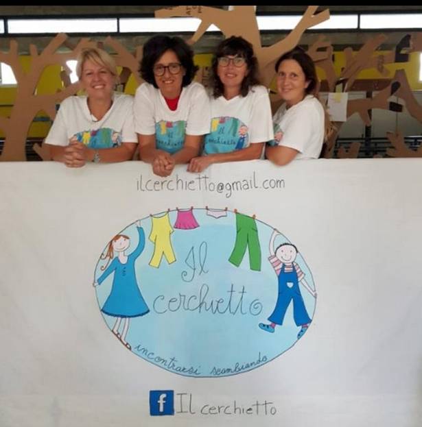 Da destra Linda Corna, Elisabetta Orsetti, Emanuela Bottoni, Stefania Vismara