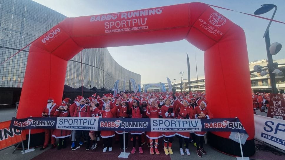 La partenza della Babbo Running