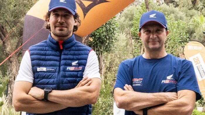 agazzi e il team honda rsmoto alla dakar il manager di redona punta forte su lucci