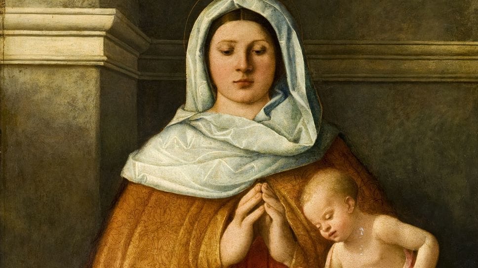 La Madonna dei colombi di Giovanni Cariani