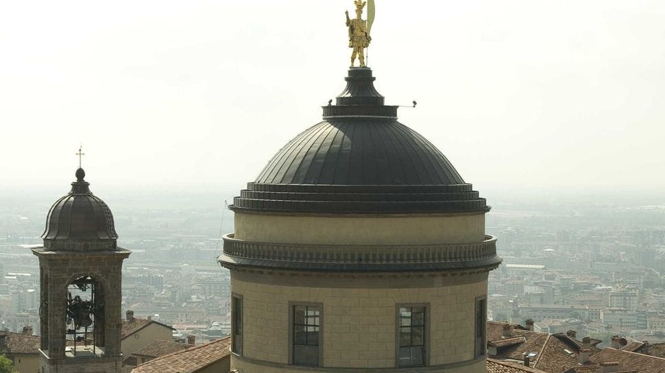 La cupola della cattedrale di Sant’Alessandro, in Città Alta