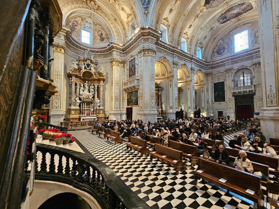 La Messa celebrata nella Cattedrale