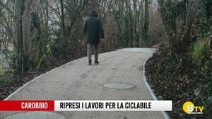 Carobbio degli Angeli, riaperto il cantiere per la ciclabile che collega valle Cavallina e valle Calepio