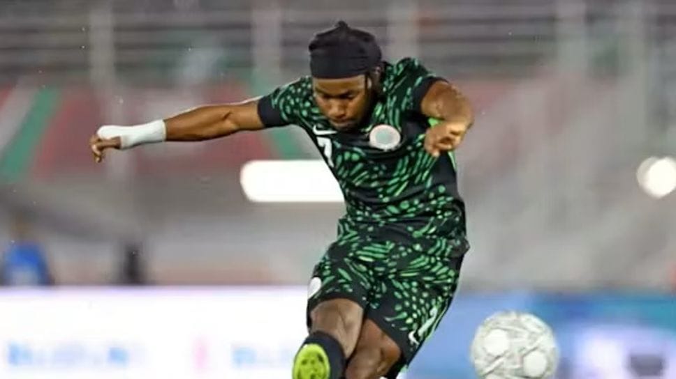 Ademola Lookman in azione con la Nigeria: l’attaccante dell’Atalanta è stato il grande protagonista della vittoria in Coppa d’Africa (3-2) contro la Tunisia