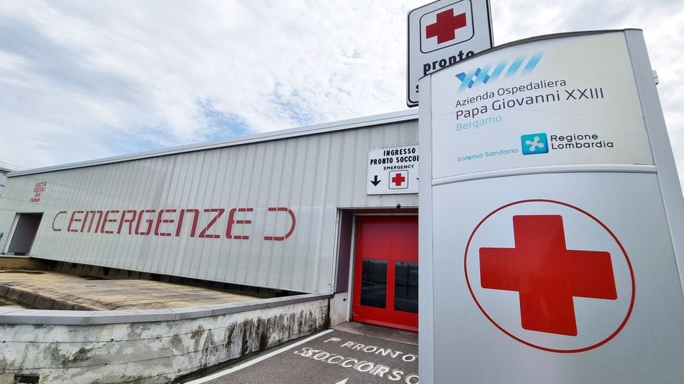 Il pronto Soccorso dell’ospedale Papa Giovanni di Bergamo