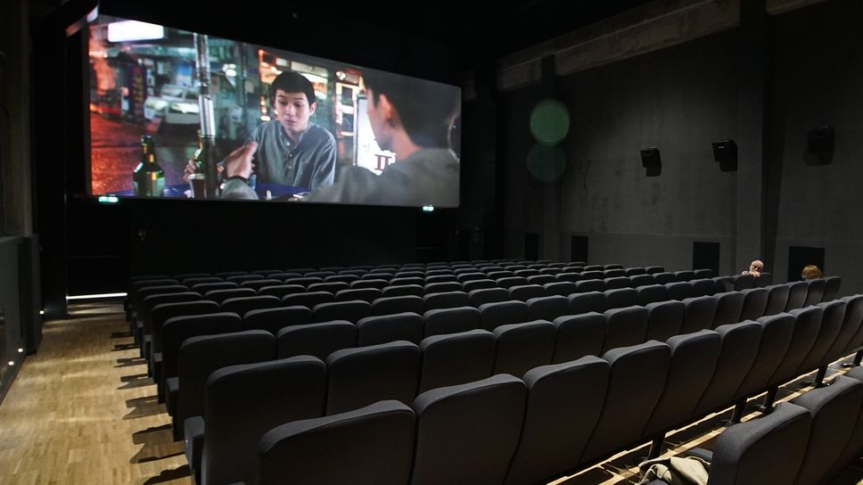 La sala dello Schermo Bianco a Daste e Spalenga, sede della cooperativa dal 2022