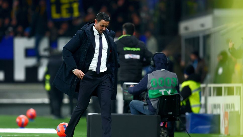 Palladino durante la gara a Bergamo contro L’Inter persa 0-1 dall’Atalanta