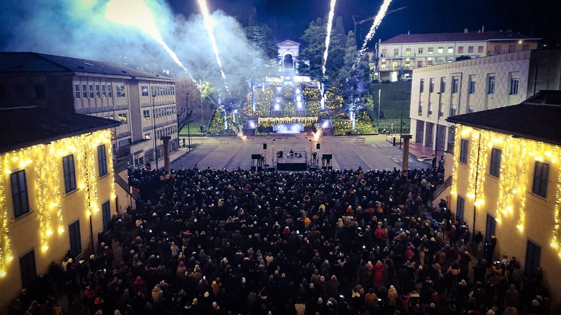 I fuochi di Capodanno di Ponte San Pietro