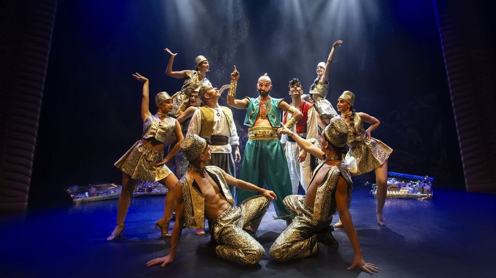 Una scena di Aladin - Il musical