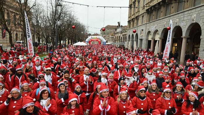 Bergamo, domenica 21 dicembre torna la Babbo Running