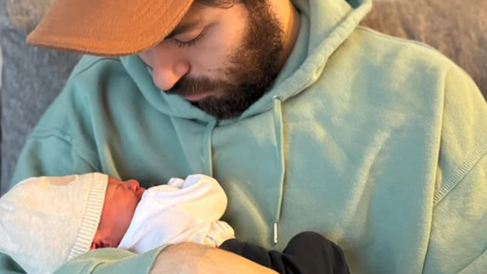 Riccardo Zanotti, diventato papà