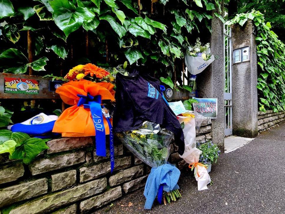 Il luogo dove è stato ucciso Riccardo Claris in via Ghirardelli a Bergamo