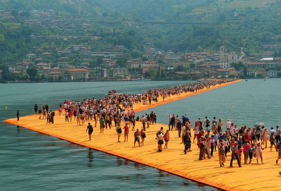 La passerella di Christo sul lago d’Iseo