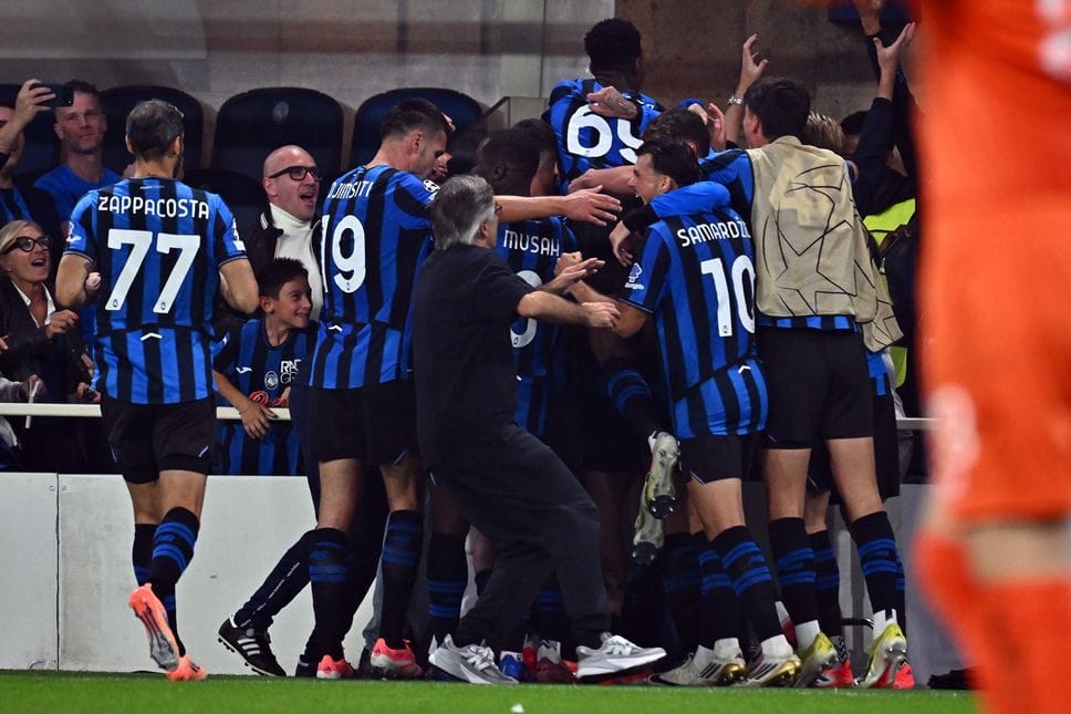 L’esultanza al go-vittoria di Pasalic contro il Bruges