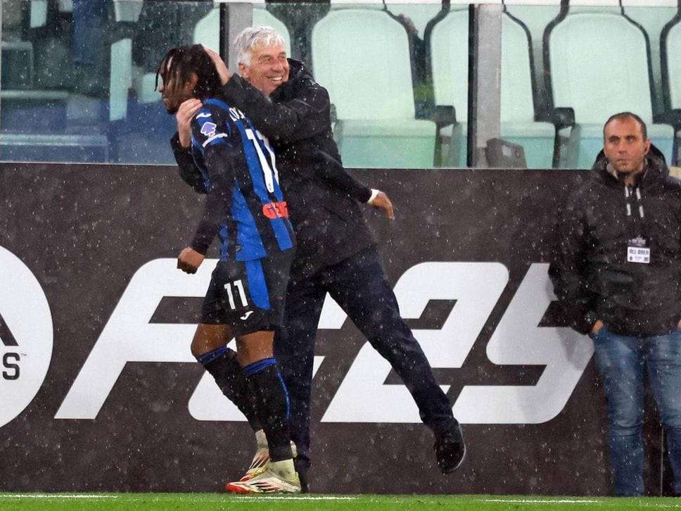 L’abbraccio tra Gasperini e Lookman