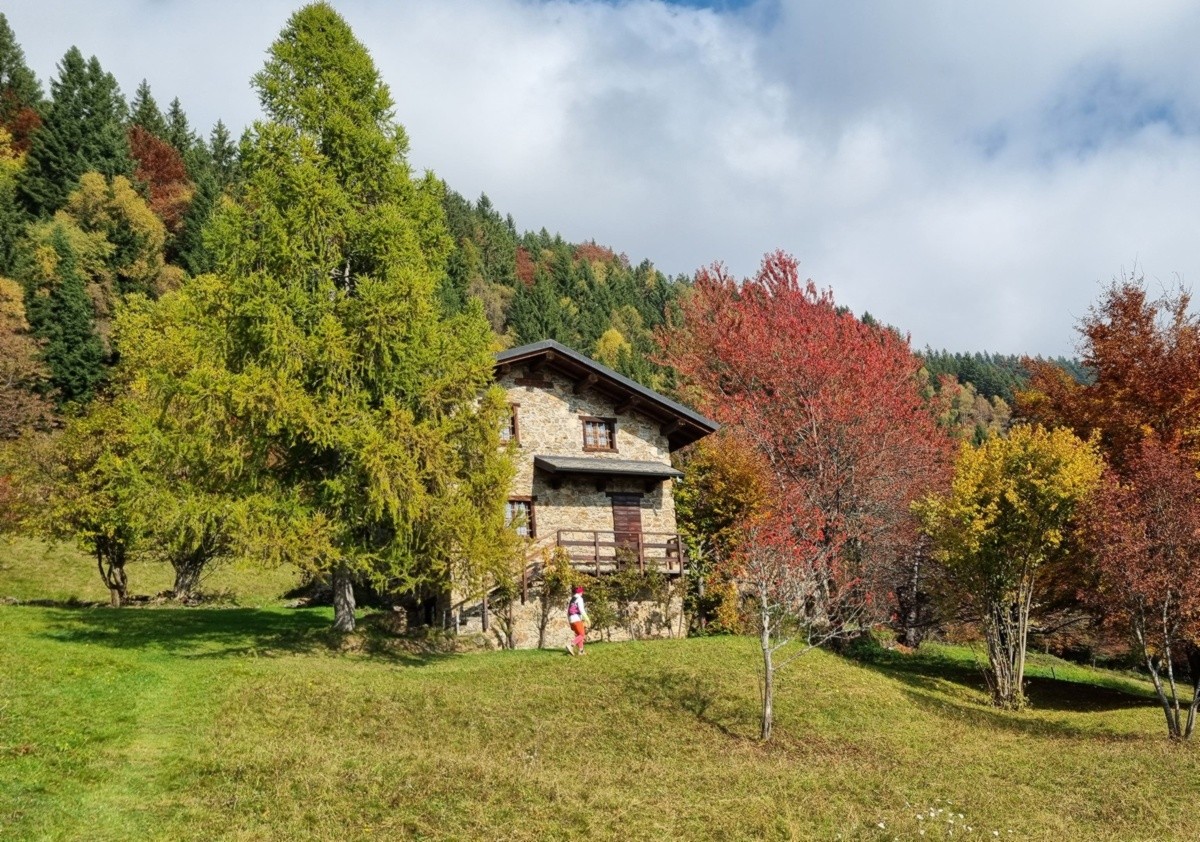 Una delle baite della Pigolotta