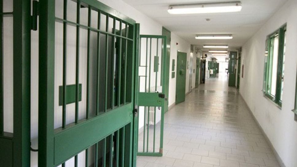 In un carcere, in una foto di repertorio