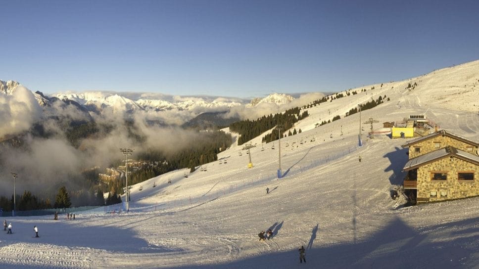 Le piste del Monte Pora innevate ieri