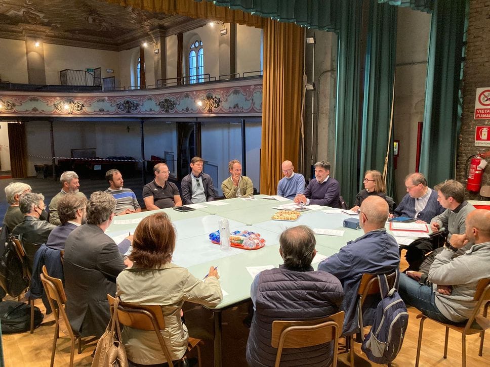 Uno degli incontri del tavolo scientifico pastorale che ha curato il progetto di riqualificazione