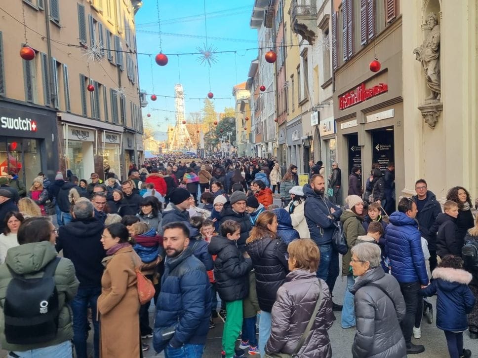 Via XX Settembre a Bergamo