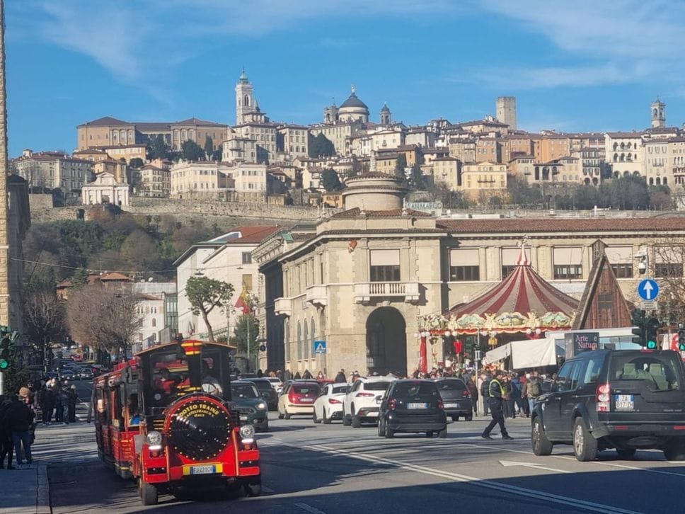 Traffico verso Città Alta