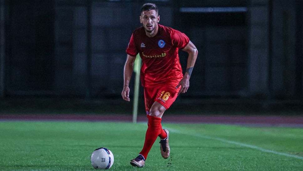 Mihai Gusu, in una foto d’archivio, è stato autore del gol del pareggio contro l’Ospitaletto