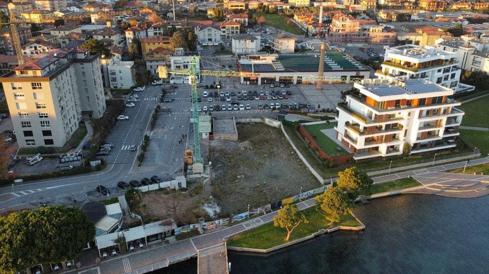 L’area dell’ex ristorante Cantiere: battuta d’arresto per un contenzioso