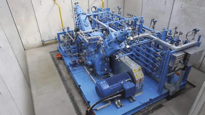 Compressore idrogeno, oil-free, 550 bar di Siad Macchine Impianti