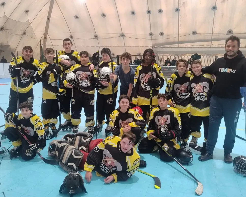 LA squadra Under 14 di Hockey