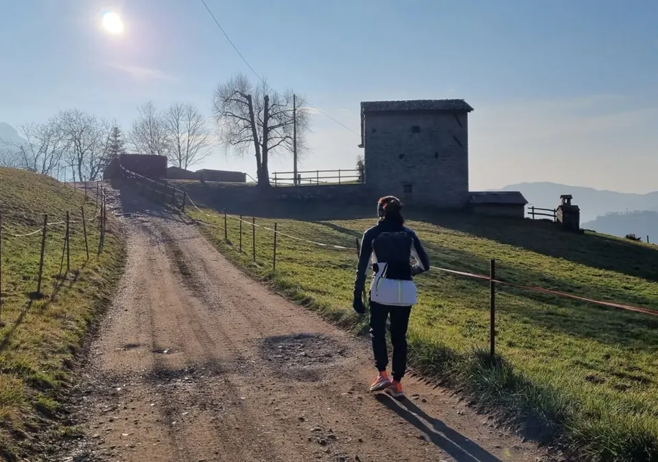 Lungo la sterrata di Giaperto