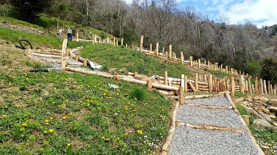 La scarpata era inaccessibile
