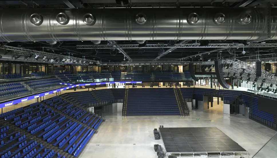 L’arena del ChorusLife che sarà teatro di spettacoli e avvenimenti sportivi