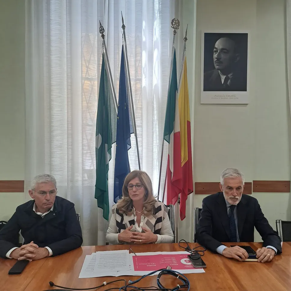 La conferenza stampa in Comune con la sindaca Carnevali e gli assessori Rota e Berlanda