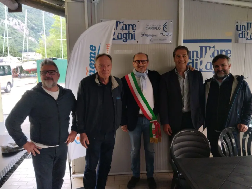La presentazione del progetto. Da sinistra: Giovanni Pezzoni, Bruno Brunone, il sindaco Arcangeli, Lucio Cattaneo e Marco Golferini La presentazione del progetto. Da sinistra: Giovanni Pezzoni, Bruno Brunone, il sindaco Arcangeli, Lucio Cattaneo e Marco Golferini