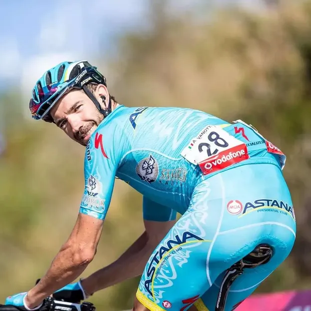 Alessandro Vanotti con la maglia dell’Astana