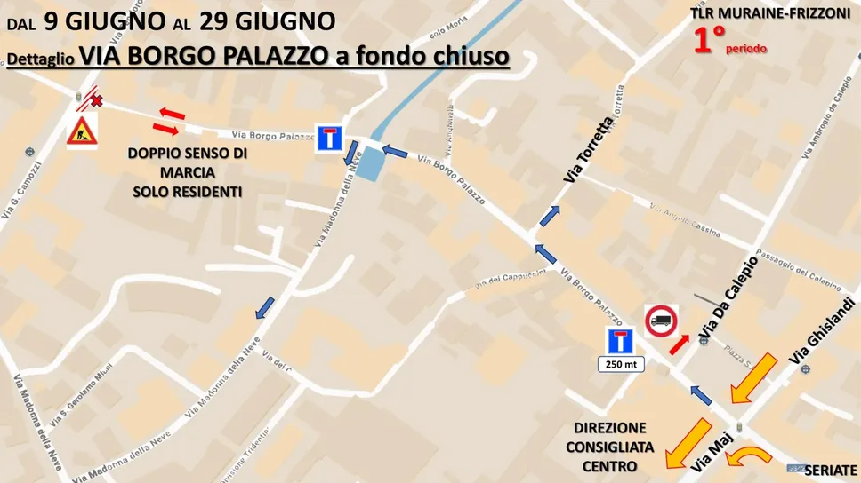 Le mappe del cantiere