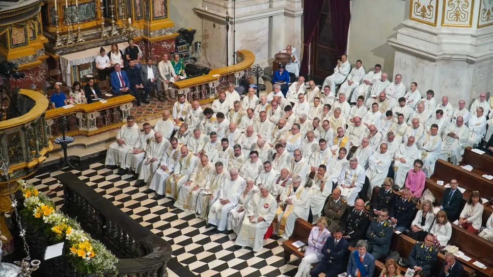 Alla Messa è stata concelebrata insieme a 150 sacerdoti della Diocesi