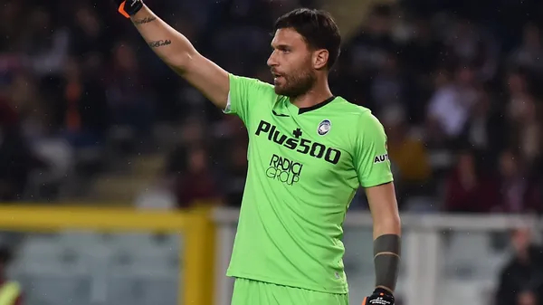 Marco Sportiello tra i pali nerazzurri in Torino-Atalanta del 2023