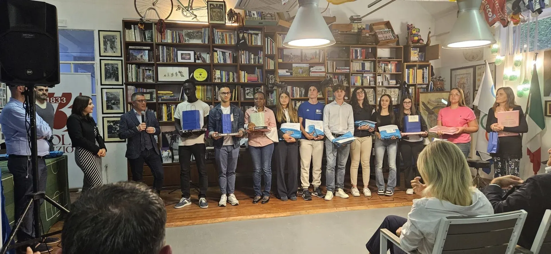 Uno scatto delle premiazioni