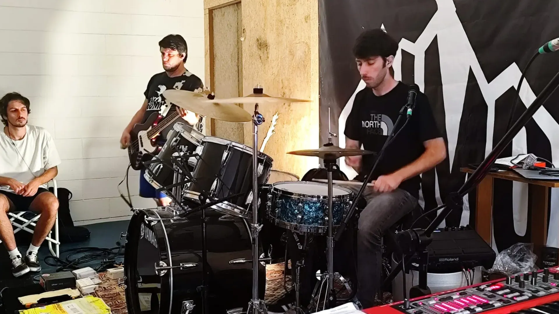 Un momento delle prove