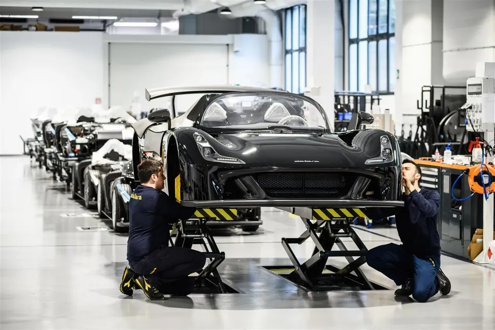 La fabbrica delle auto Dallara a Varano de’ Melegari