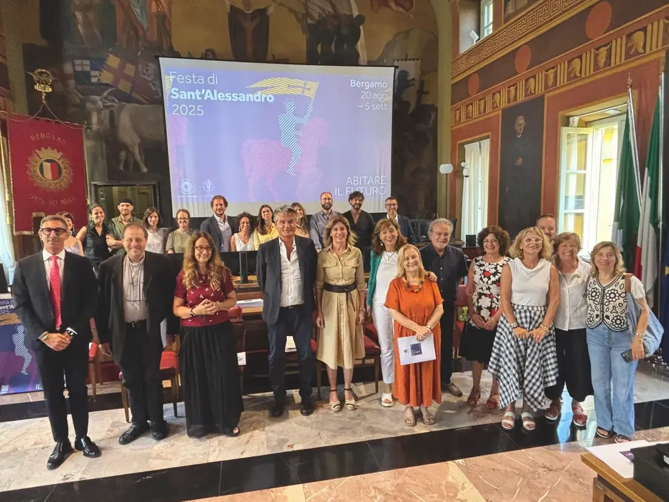 La presentazione della festa di Sant’Alessandro a Palazzo Frizzoni grazie al Comune e alla Diocesi di Bergamo La presentazione della festa di Sant’Alessandro a Palazzo Frizzoni grazie al Comune e alla Diocesi di Bergamo