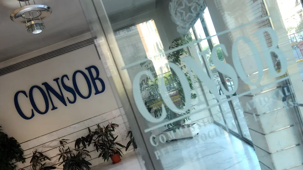 La sede della Commissione nazionale per le Società e la Borsa (Consob) a Roma La sede della Commissione nazionale per le Società e la Borsa (Consob) a Roma
