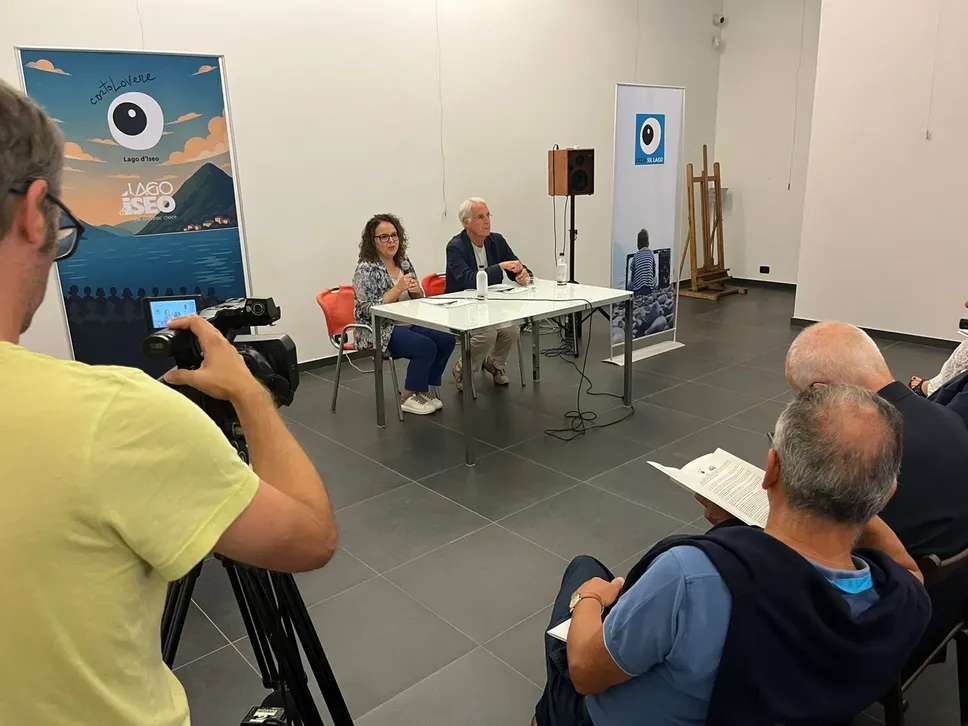 Il sindaco Claudia Taccolini e Riccardo Venchiarutti
