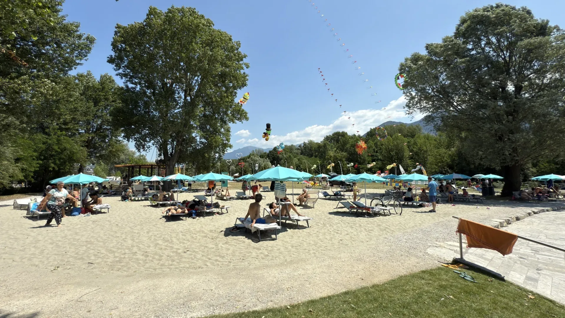 La nuova spiaggia attrezzata