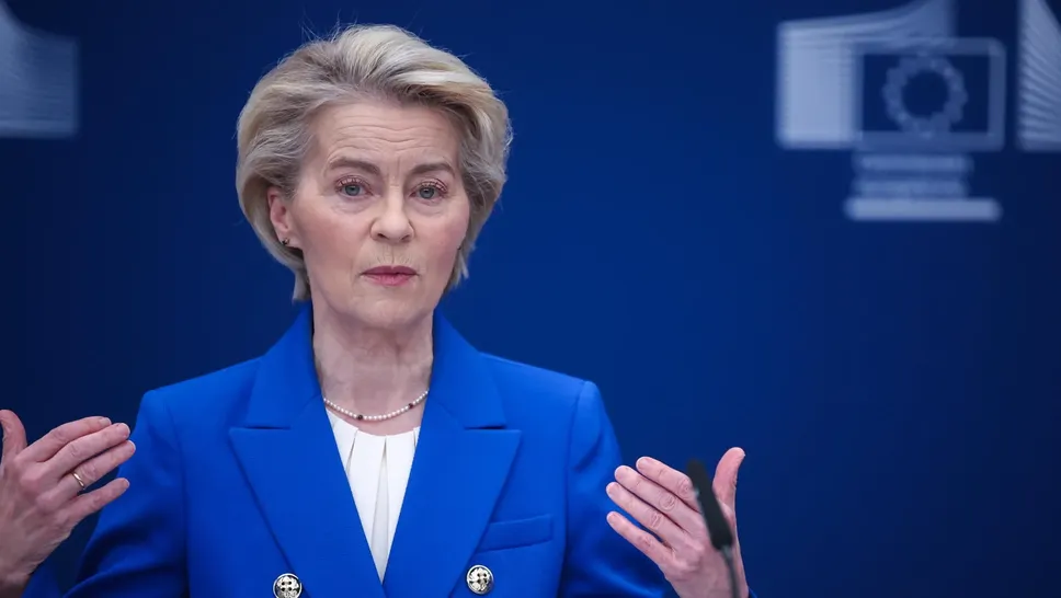La presidente della Commissione Ue Ursula von der Leyen La presidente della Commissione Ue Ursula von der Leyen